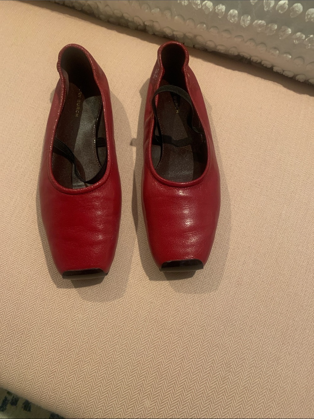 Tory Burch new (no tags) red flats